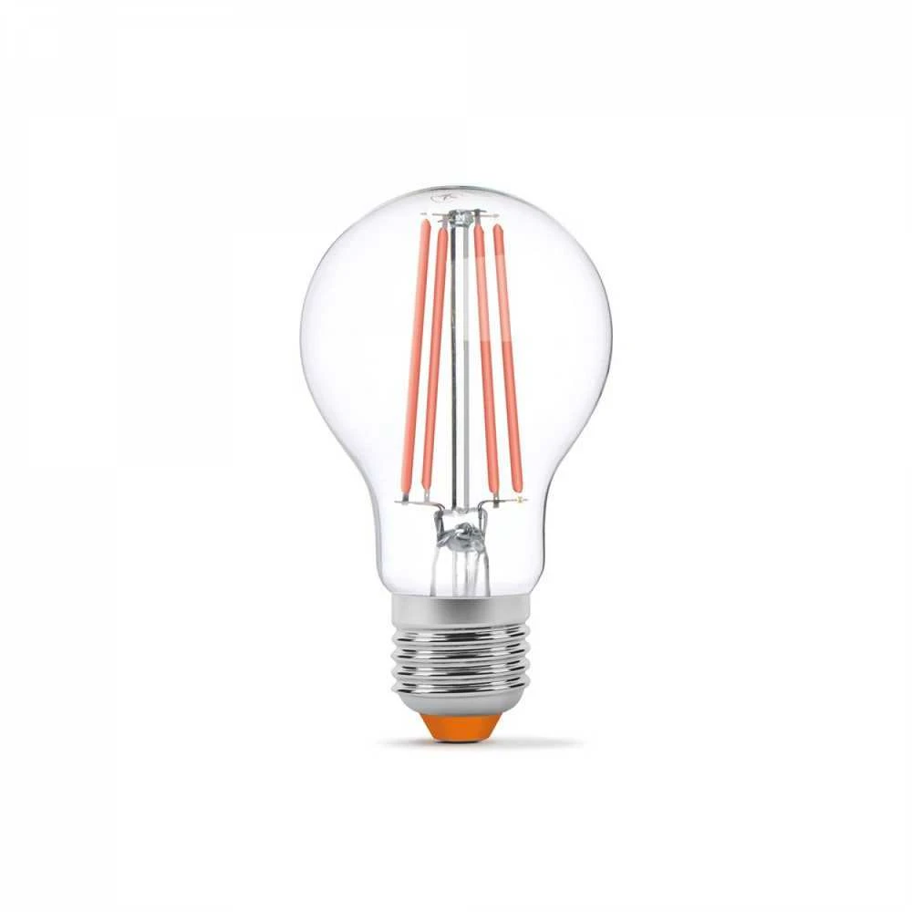Fito LED augalų lemputė E27 8W 14umol/s 1200K kampas<360*, VIDEX VLE-A60FF-08271 | A60, Bicolor – Specialus spektras kambariniams augalams ir daigams