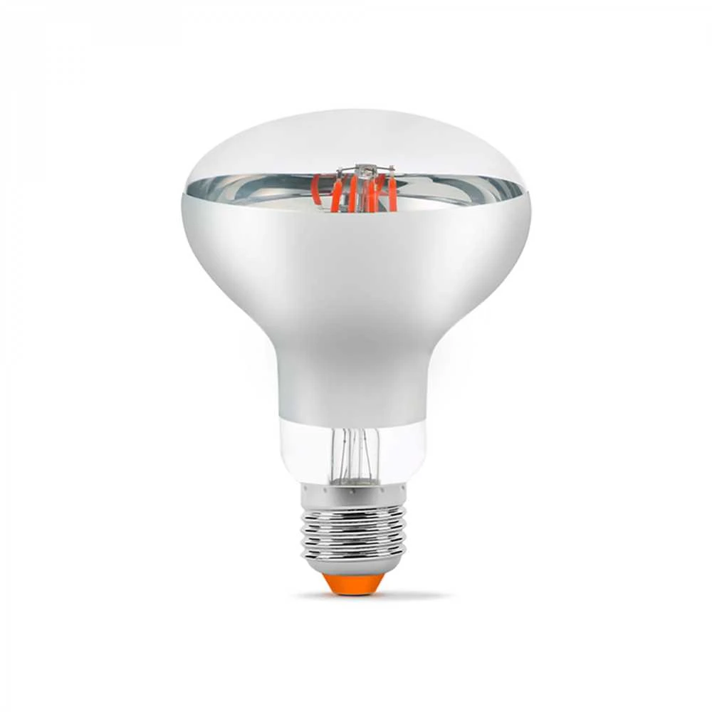 Fito LED augalų lemputė E27 9W 14umol/s 1200K kampas<120*, VIDEX VLE-R80FF-09271 | R80, Bicolor – Specialus spektras kambariniams augalams ir daigams