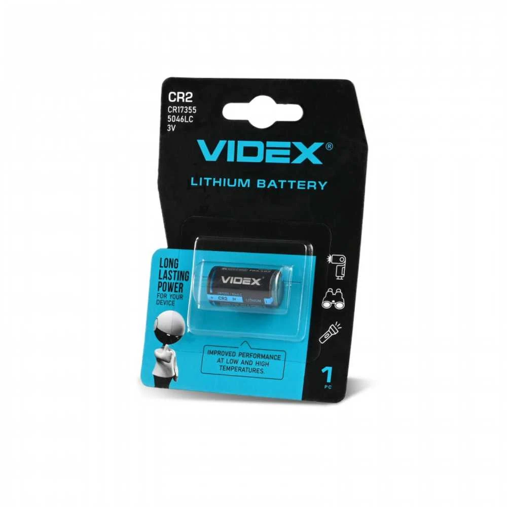 Baterija CR2 VIDEX (1 vnt.) Lithium, 3V, 800mAh