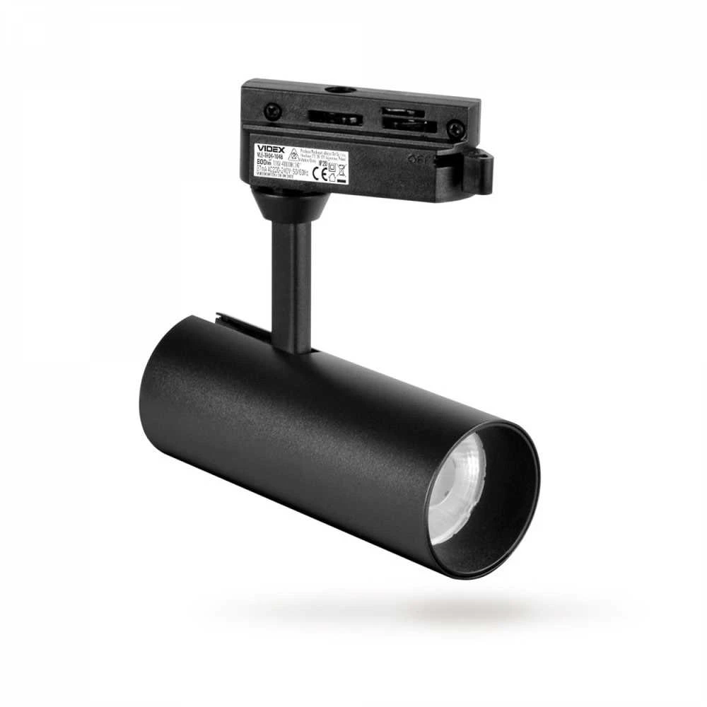 1-fazis LED bėginis šviestuvas 10W 800Lm 4000K, VIDEX VLE-TR04-104B | TOR, juodas – Gilus atšvaitas ir aukštas CRI>90 indeksas natūralioms interjero spalvoms