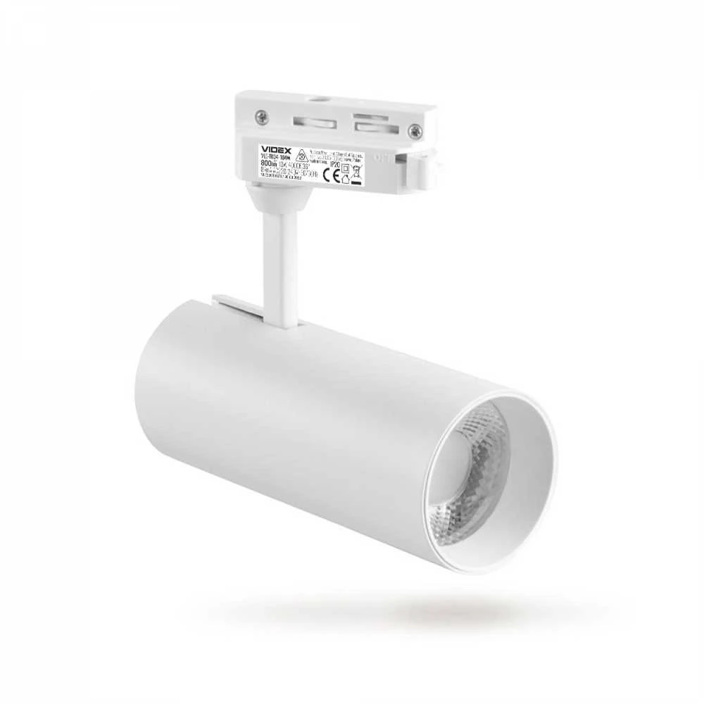 1-fazis LED bėginis šviestuvas 20W 1600Lm 4000K, VIDEX VLE-TR04-204W | TOR, baltas – Gilus atšvaitas ir aukštas CRI>90 indeksas natūralioms interjero spalvoms