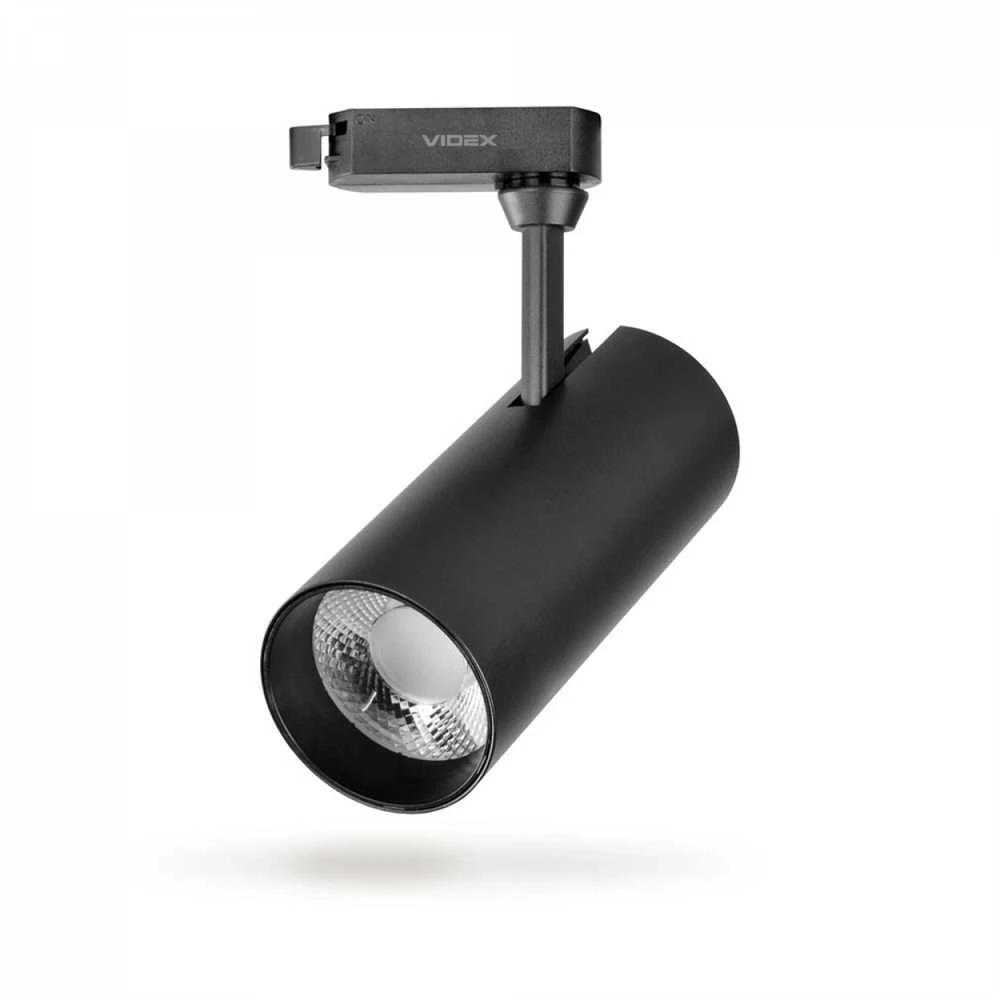 1-fazis LED bėginis šviestuvas 20W 1600Lm 4000K, VIDEX VLE-TR04-204B | TOR, juodas – Gilus atšvaitas ir aukštas CRI>90 indeksas natūralioms interjero spalvoms