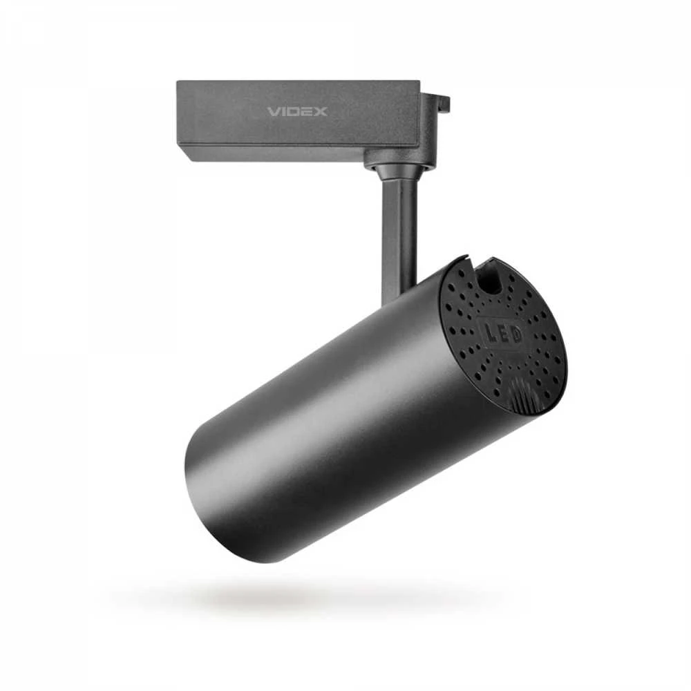 1-fazis LED bėginis šviestuvas 30W 2400Lm 4000K, VIDEX VLE-TR04-304B | TOR, juodas – Gilus atšvaitas ir aukštas CRI>90 indeksas natūralioms interjero spalvoms