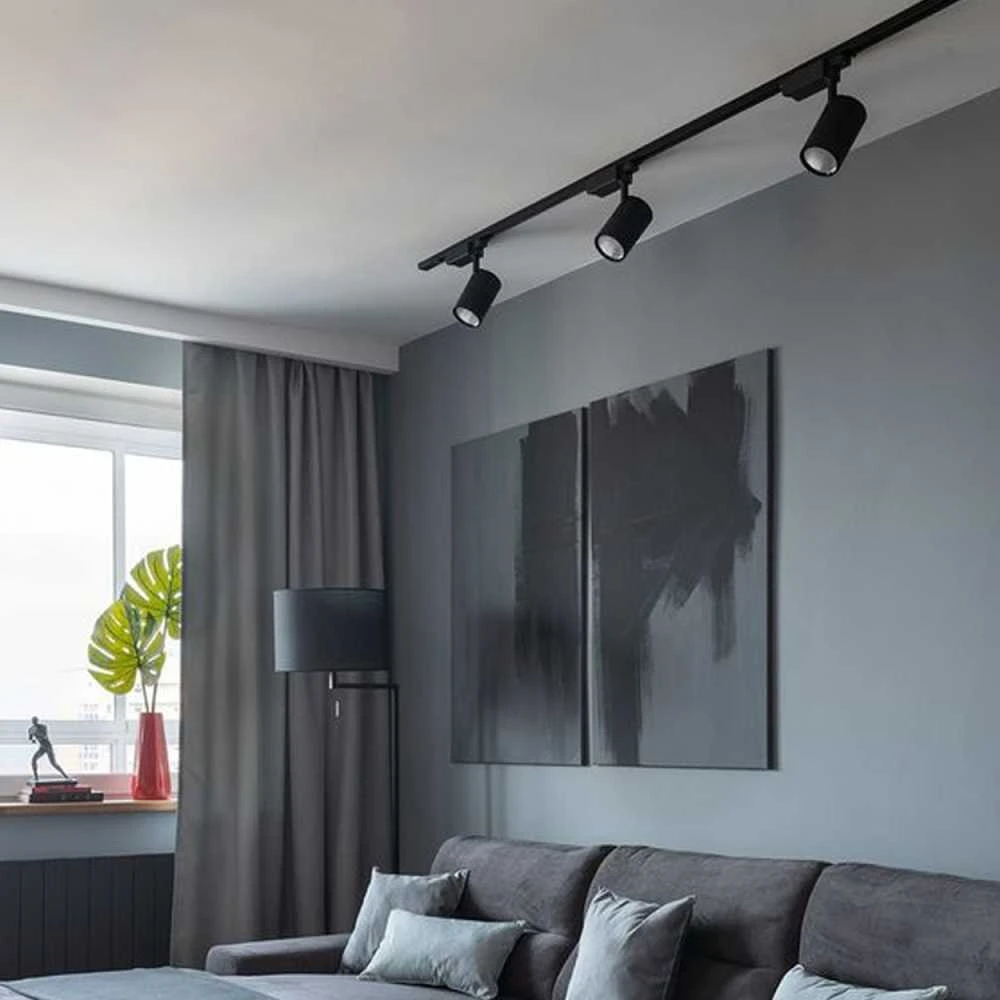 1-fazis LED bėginis šviestuvas 30W 2400Lm 4000K, VIDEX VLE-TR04-304B | TOR, juodas – Gilus atšvaitas ir aukštas CRI>90 indeksas natūralioms interjero spalvoms