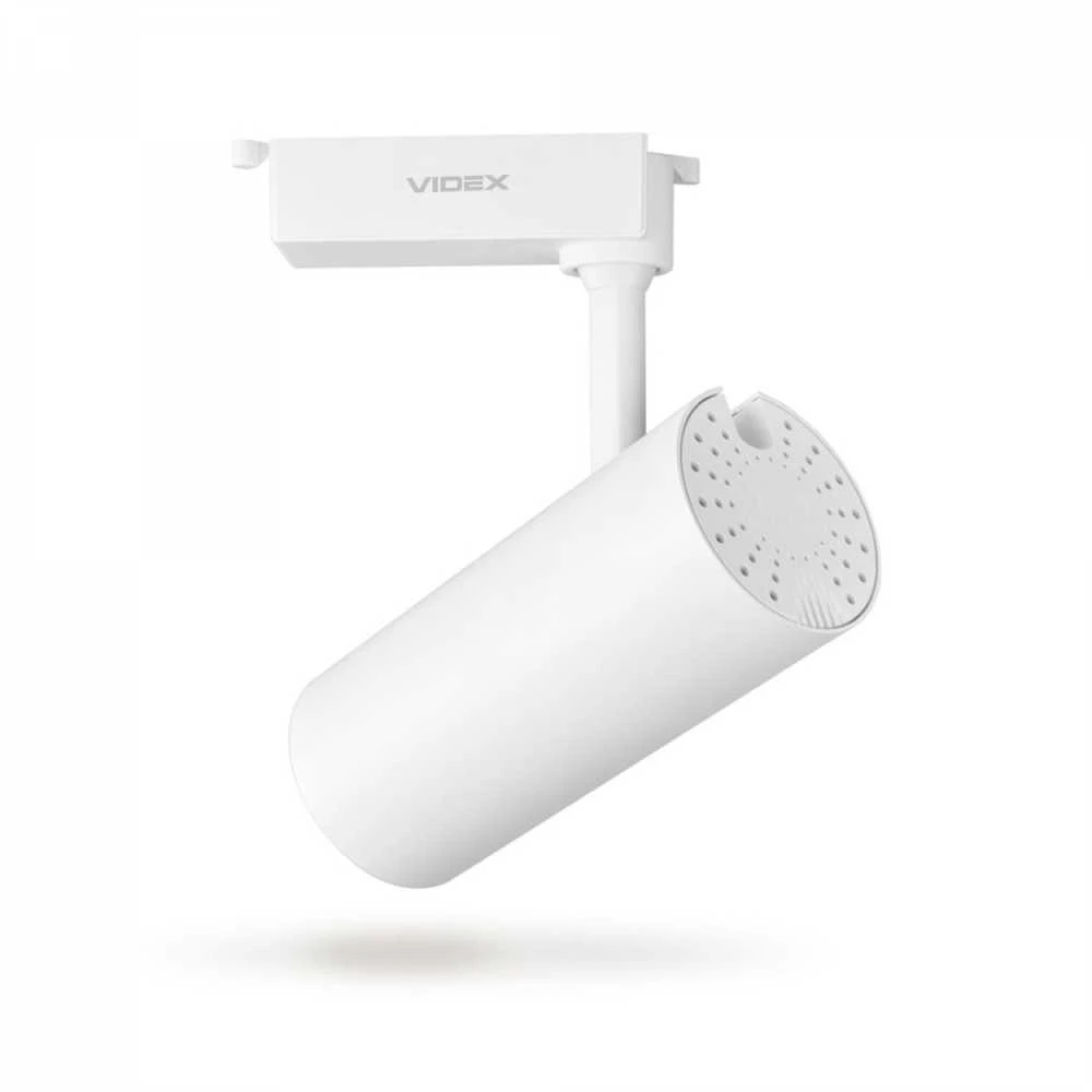 1-fazis LED bėginis šviestuvas 30W 2400Lm 4000K, VIDEX VLE-TR04-304W | TOR, baltas – Gilus atšvaitas ir aukštas CRI>90 indeksas natūralioms interjero spalvoms