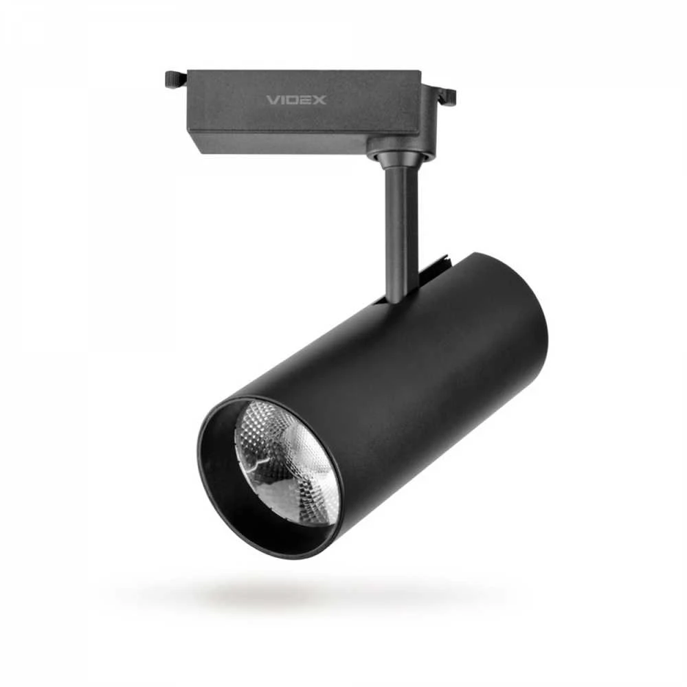 1-fazis LED bėginis šviestuvas 30W 2400Lm 4000K, VIDEX VLE-TR04-304B | TOR, juodas – Gilus atšvaitas ir aukštas CRI>90 indeksas natūralioms interjero spalvoms