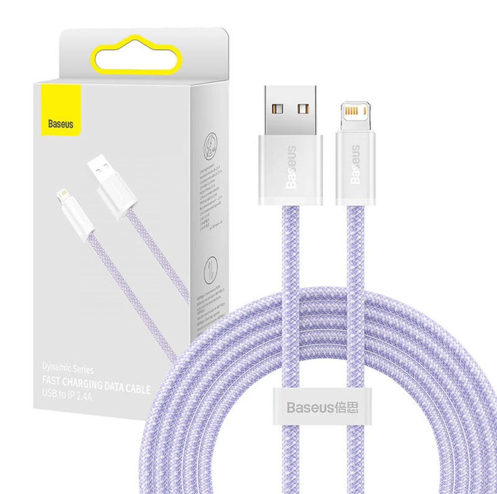 Baseus Dynamic kabelis USB - Lightning 2.4A 2m