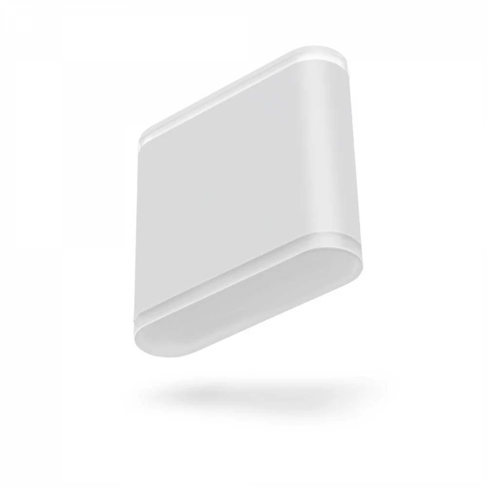 Fasado šviestuvas dvipusis LED 6W 660Lm 2700K IP54, VIDEX VL-AR06-062W | EVAN-Baltas (šiltai balta šviesa), baltas – Dvipusis šviesos srautas