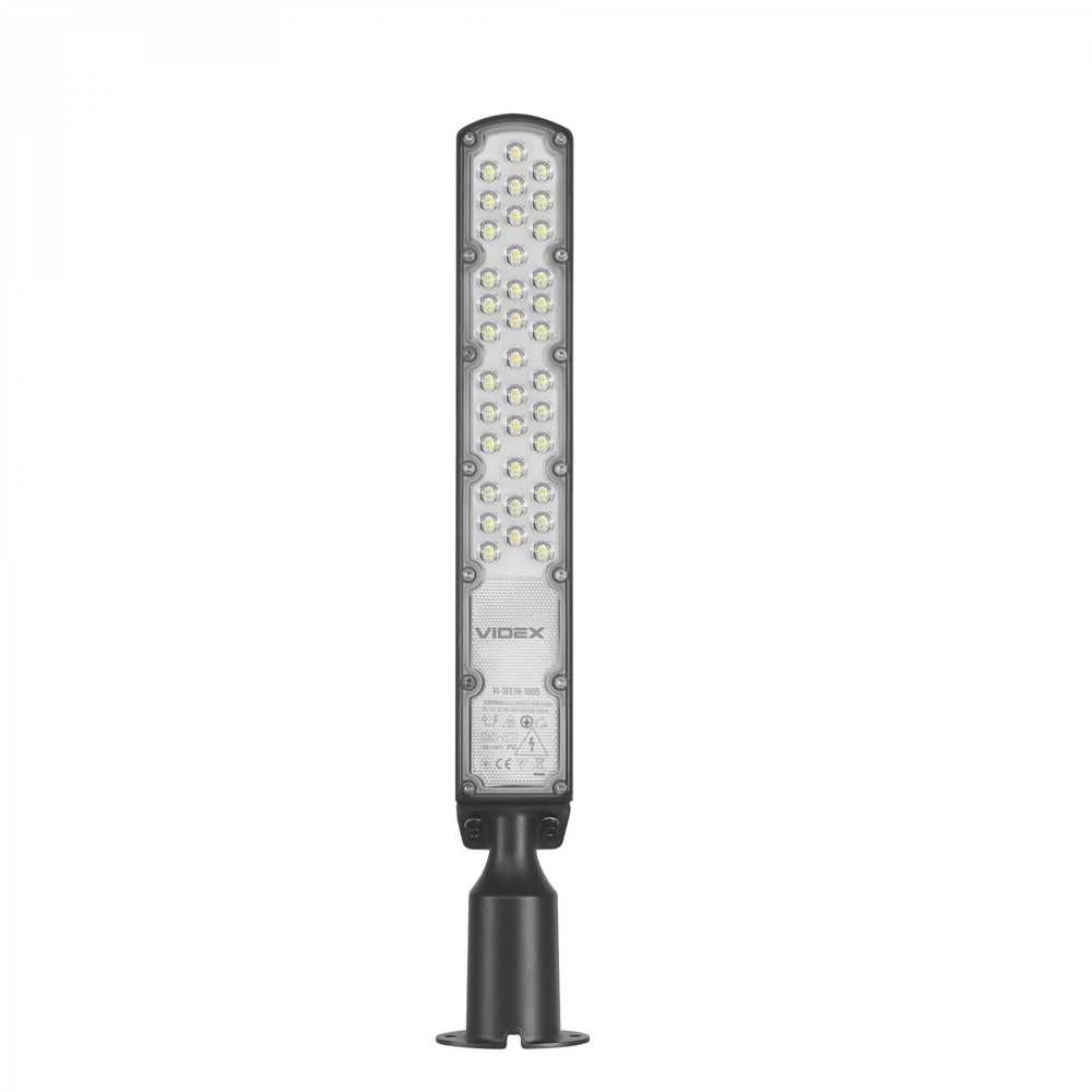 LED gatvės šviestuvas 100W 9000Lm 5000K IP65, VIDEX VL-SLE18-1005 | juodas – Didelis šviesos srautas patikimam didelių automobilių aikštelių apšvietimui