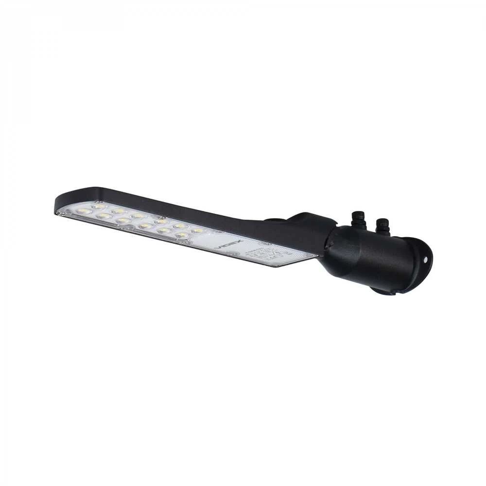 LED gatvės šviestuvas 30W 2700Lm 5000K IP65, VIDEX VL-SLE18-0305 | juodas – Patvarus korpusas ir patikimas pėsčiųjų šaligatvių apšvietimas be akinimo