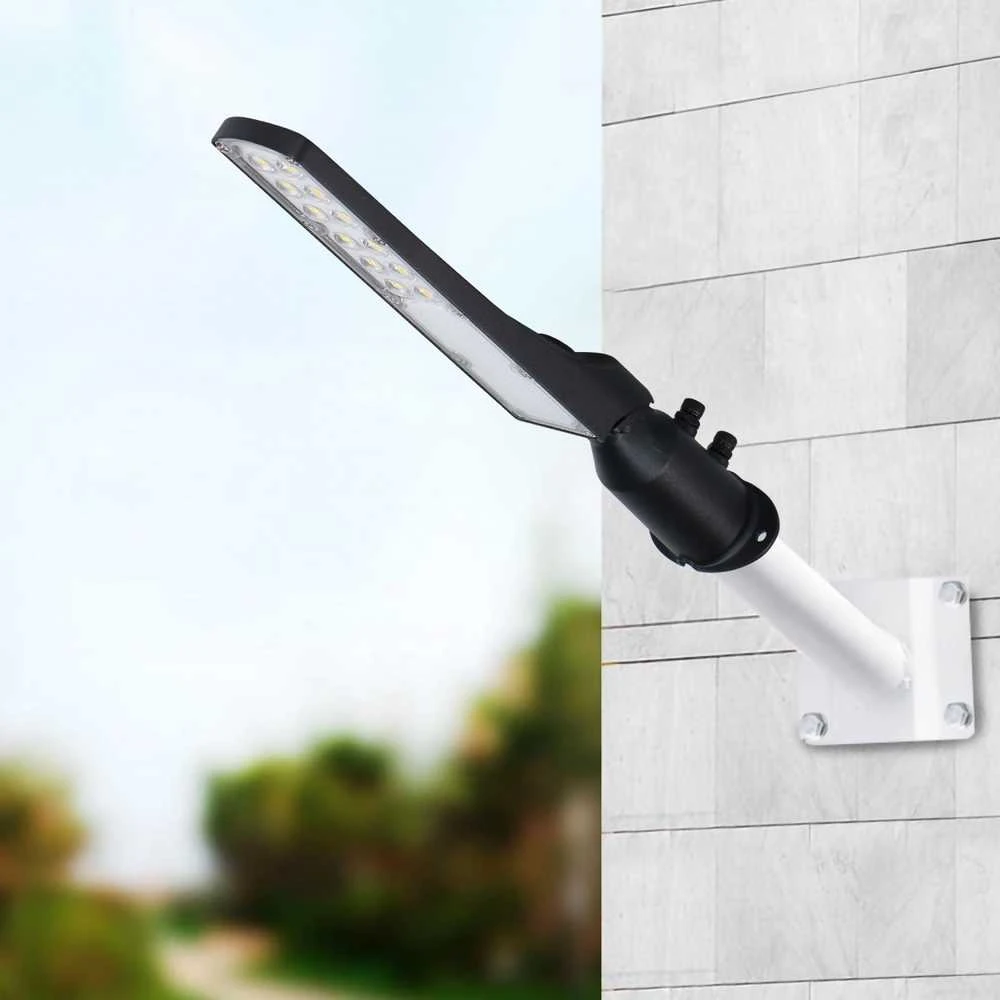 LED gatvės šviestuvas 30W 2700Lm 5000K IP65, VIDEX VL-SLE18-0305 | juodas – Patvarus korpusas ir patikimas pėsčiųjų šaligatvių apšvietimas be akinimo