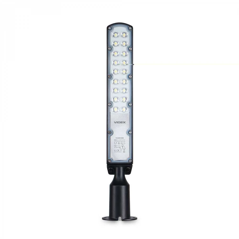 LED gatvės šviestuvas 50W 4500Lm 5000K IP65, VIDEX VL-SLE18-0505 | juodas – Kompaktiška konstrukcija saugiam ir tolygiam kiemų apšvietimui