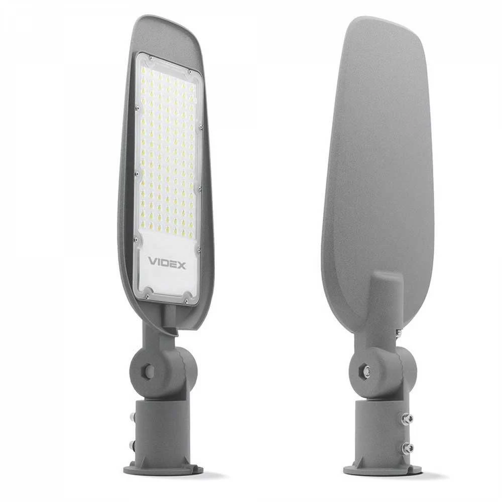LED gatvės šviestuvas 100W 10000Lm 5000K, VIDEX VLE-SLe14-1005 | STREET-LED-LEYA – Didelis šviesos srautas patikimam didelių automobilių aikštelių apšvietimui