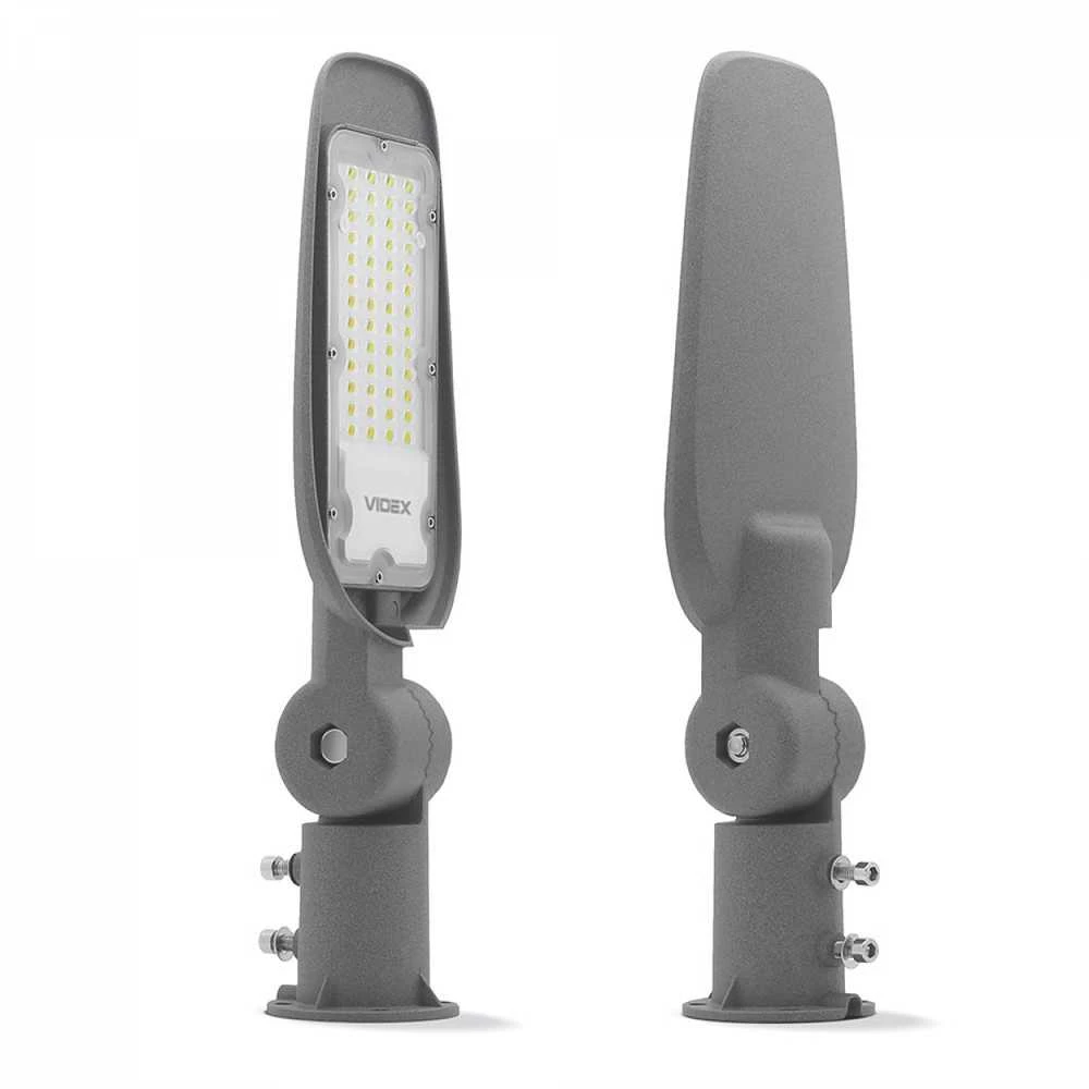 LED gatvės šviestuvas 30W 2700Lm 5000K, VIDEX VLE-SLe14-305 | STREET-LED-LEYA – Patvarus korpusas ir patikimas pėsčiųjų šaligatvių apšvietimas be akinimo