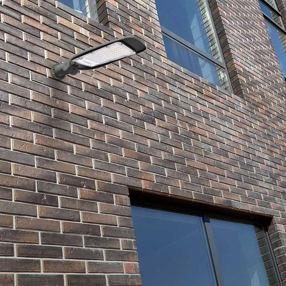 LED gatvės šviestuvas 50W 5000Lm 5000K, VIDEX VLE-SLe14-505 | STREET-LED-LEYA – Kompaktiška konstrukcija saugiam ir tolygiam kiemų apšvietimui