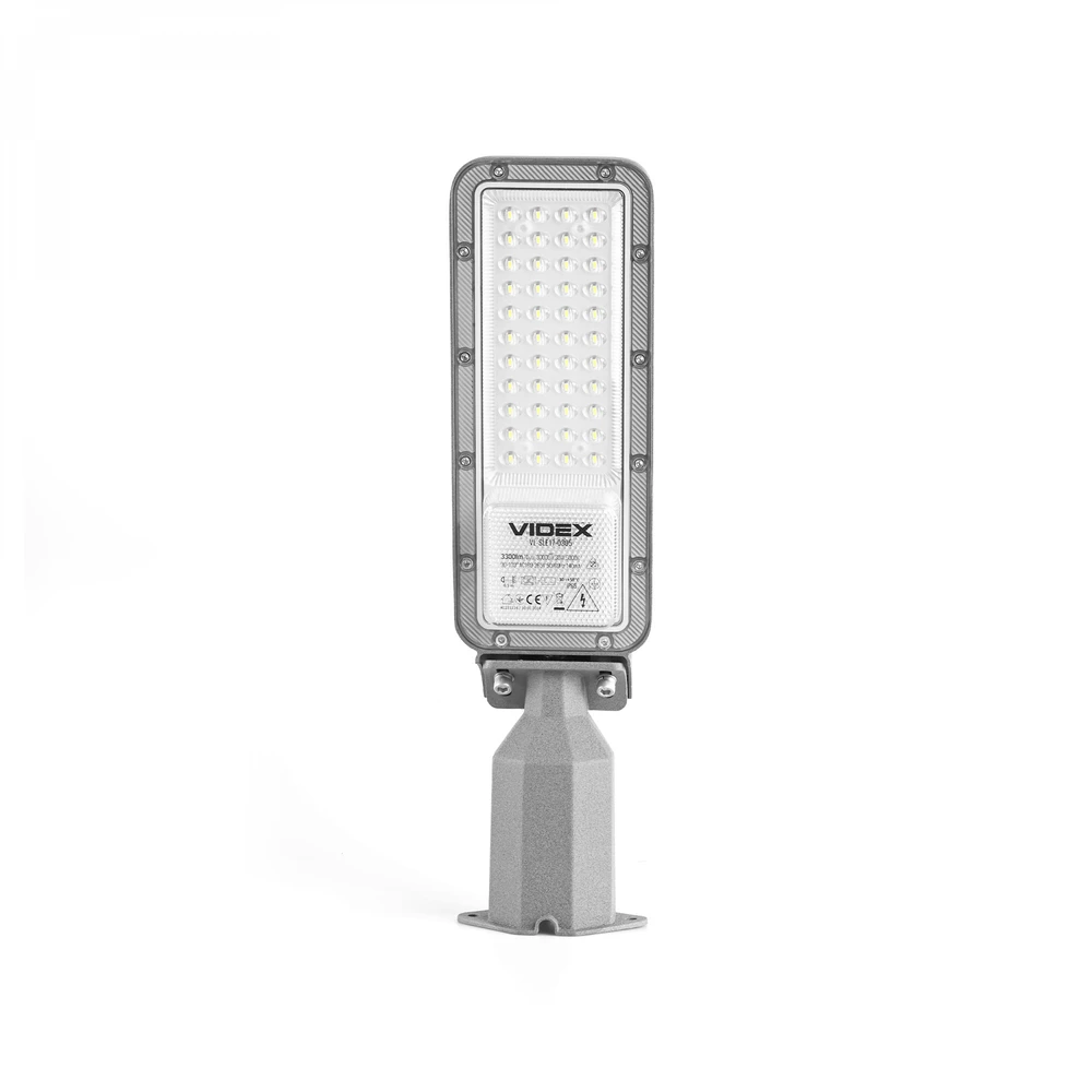 Gatvių LED šviestuvas 30W 3300Lm 5000K IP65 VIDEX VL-SLE17-0305 | pilkas – įbrėžimams atspari danga kiemams ir takams
