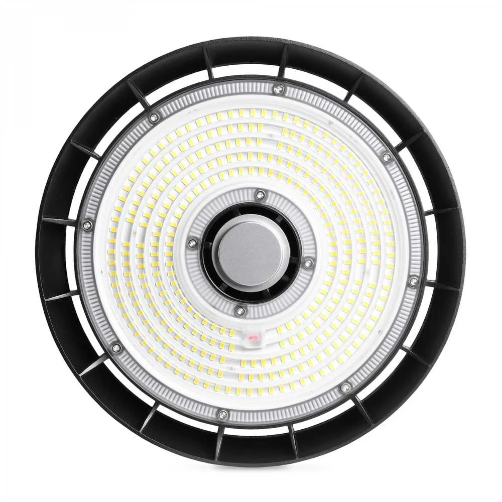 Pramoninis High Bay šviestuvas LED 150W 27000Lm 5000K IP65, VIDEX VL-HB01-1505B – Masyvus aliuminio radiatorius aušinimui