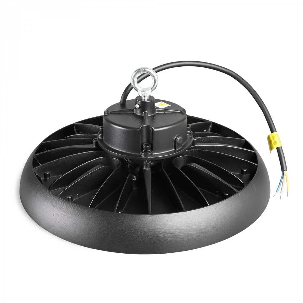 Pramoninis High Bay šviestuvas LED 200W 36000Lm 5000K IP65, VIDEX VL-HB01-2005B – Masyvus aliuminio radiatorius aušinimui
