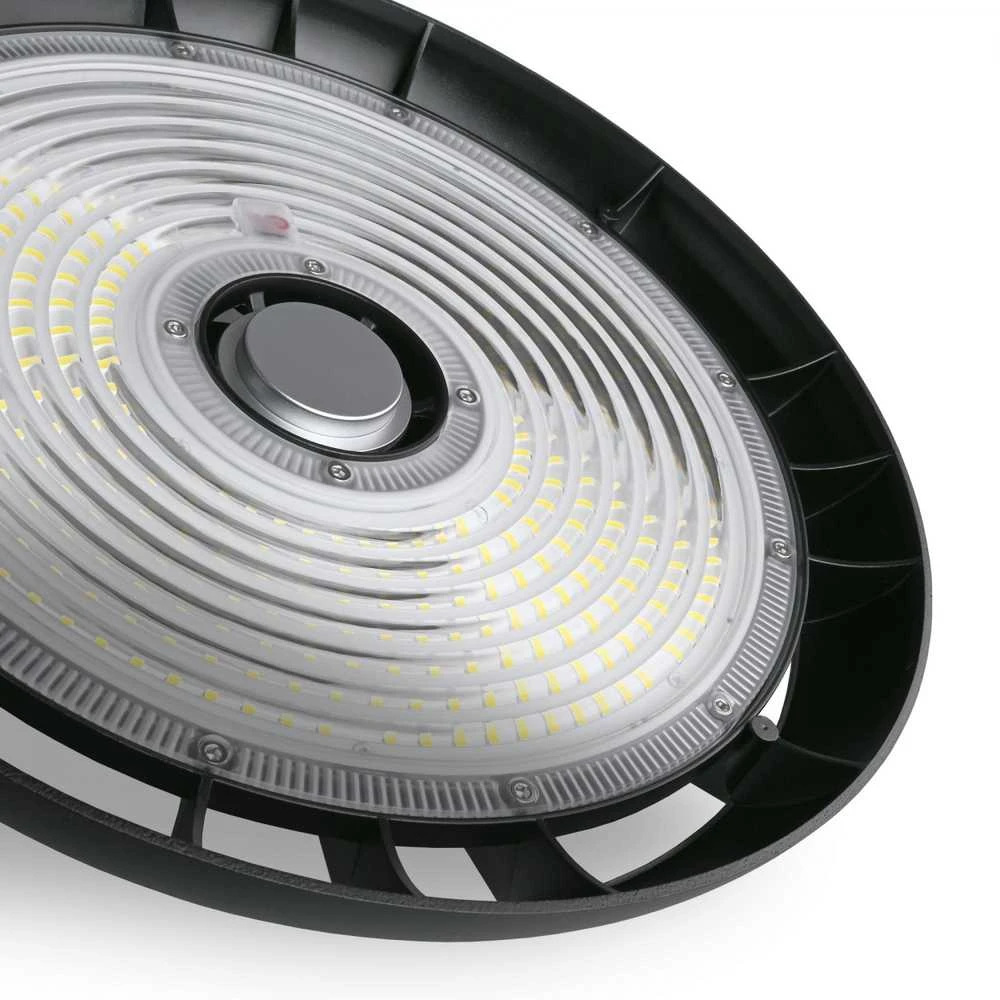 Pramoninis High Bay šviestuvas LED 200W 36000Lm 5000K IP65, VIDEX VL-HB01-2005B – Masyvus aliuminio radiatorius aušinimui