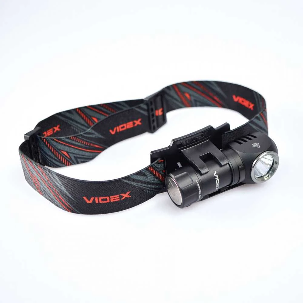 Įkraunamas kampinis LED žibintuvėlis Luminus SST20 10W, 600Lm 5700K, Li-ion 16340 800mAh (keičiamas į CR123A), VIDEX VLF-A055H – Šoninė šviesa, magnetinis pagrindas