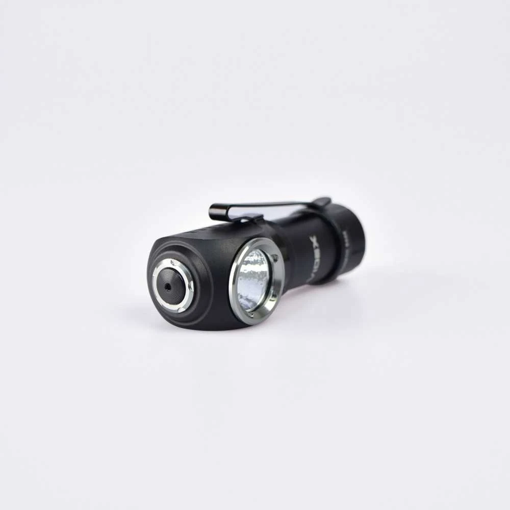 Įkraunamas kampinis LED žibintuvėlis Luminus SST20 10W, 600Lm 5700K, Li-ion 16340 800mAh (keičiamas į CR123A), VIDEX VLF-A055H – Šoninė šviesa, magnetinis pagrindas