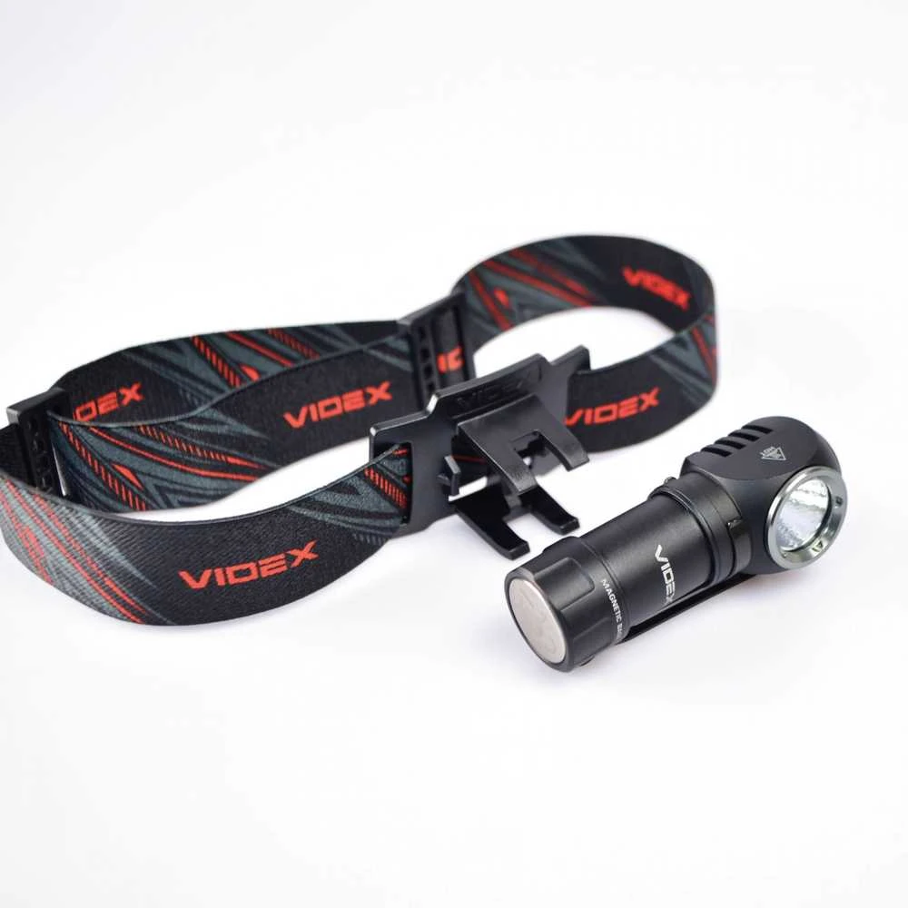 Įkraunamas kampinis LED žibintuvėlis Luminus SST20 10W, 600Lm 5700K, Li-ion 16340 800mAh (keičiamas į CR123A), VIDEX VLF-A055H – Šoninė šviesa, magnetinis pagrindas