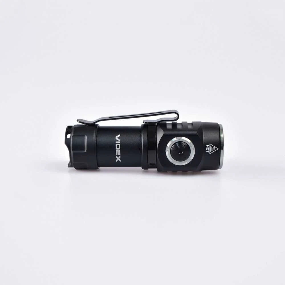 Įkraunamas kišeninis LED žibintuvėlis Luminus SST20 10W, 600Lm 5700K, Li-ion 16340 800mAh (keičiamas į CR123A), VIDEX VLF-A055 – Kompaktiškas dydis ir plieno klipsas
