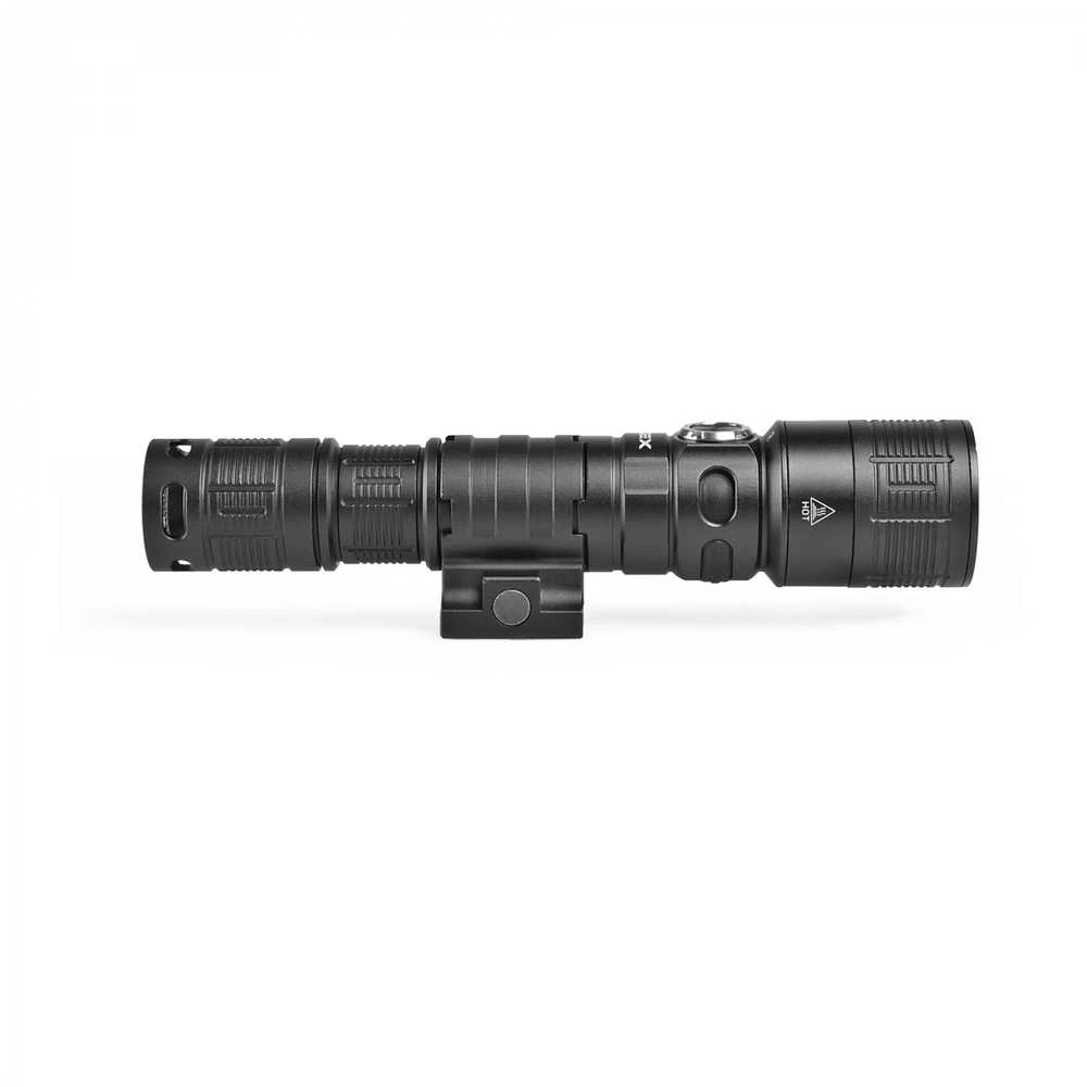 Taktinis LED žibintuvėlis Luminus SST40 10W, Balta/Raudona šviesa, Priartinimas, 1000Lm 5000K, Li-ion 18650 2200mAh, VIDEX VLF-AT366 – Ginklo laikiklis
