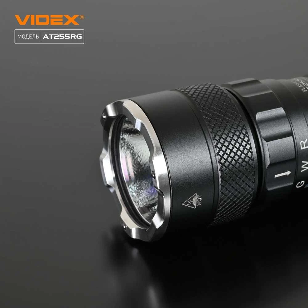 Taktinis LED ž žibintuvėlis Luminus SST40 20W, Raudona/Žalia šviesa, 2000Lm 5000K, Li-ion 21700 4000mAh, VIDEX VLF-AT255RG – Įmontuotos spalvotos šviesos