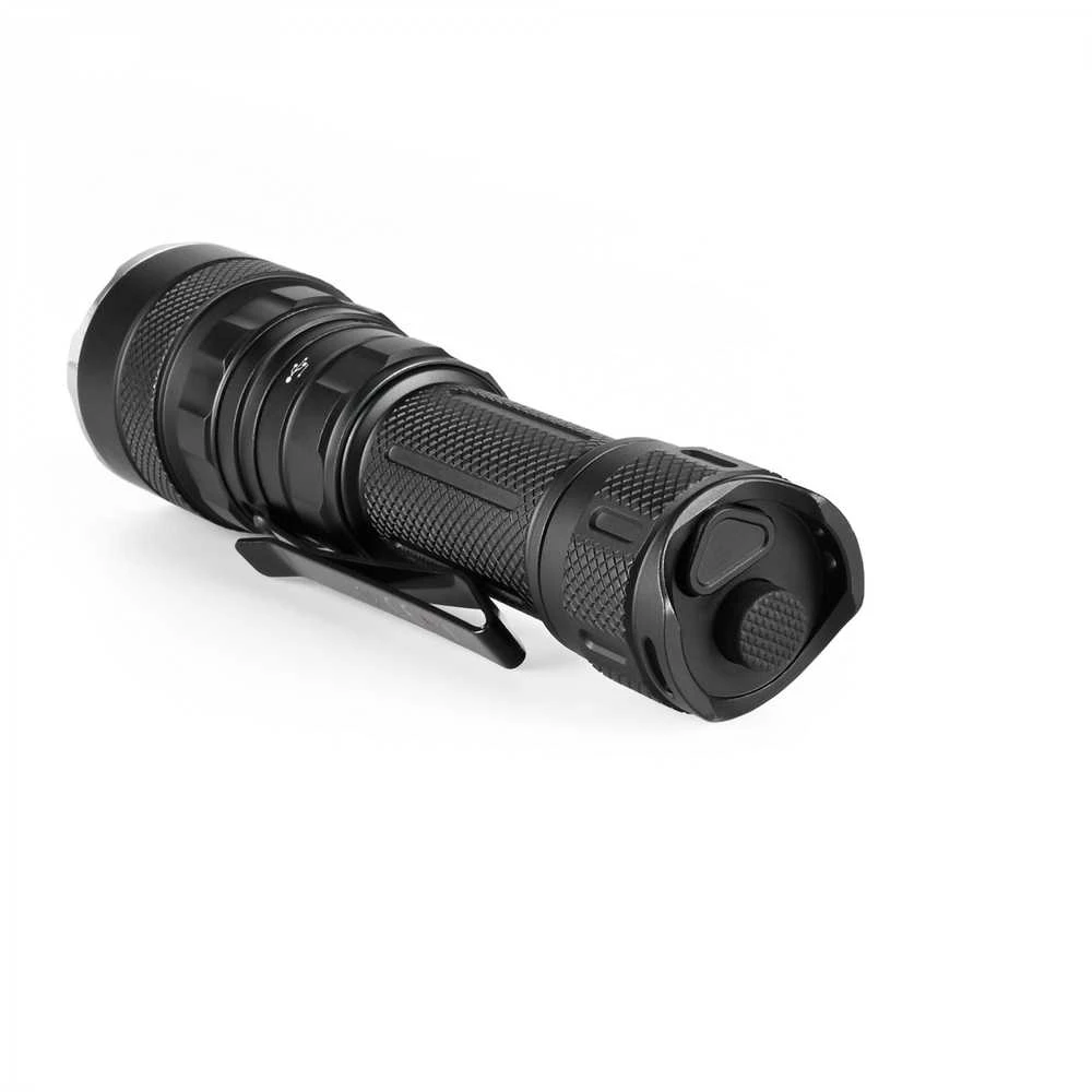 Taktinis LED ž žibintuvėlis Luminus SST40 20W, Raudona/Žalia šviesa, 2000Lm 5000K, Li-ion 21700 4000mAh, VIDEX VLF-AT255RG – Įmontuotos spalvotos šviesos