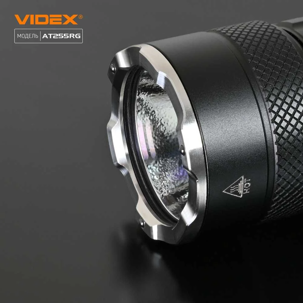 Taktinis LED ž žibintuvėlis Luminus SST40 20W, Raudona/Žalia šviesa, 2000Lm 5000K, Li-ion 21700 4000mAh, VIDEX VLF-AT255RG – Įmontuotos spalvotos šviesos