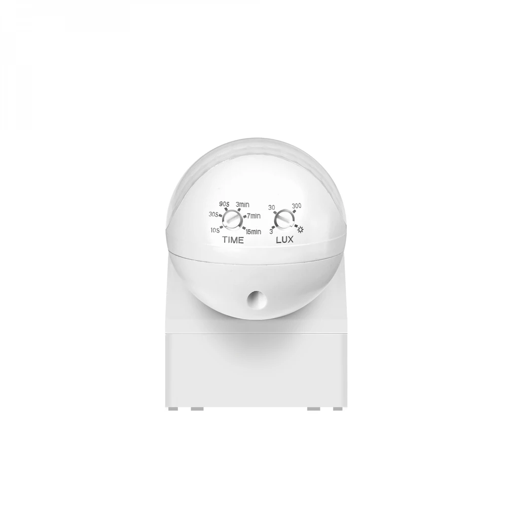 Judesio ir šviesos jutiklis PIR 2-12m 10sec-15min 3-2000lx 160° IP44 VIDEX VL-SPW11W – Judesio aptikimas iki 12m ir platus 160° veikimo kampas