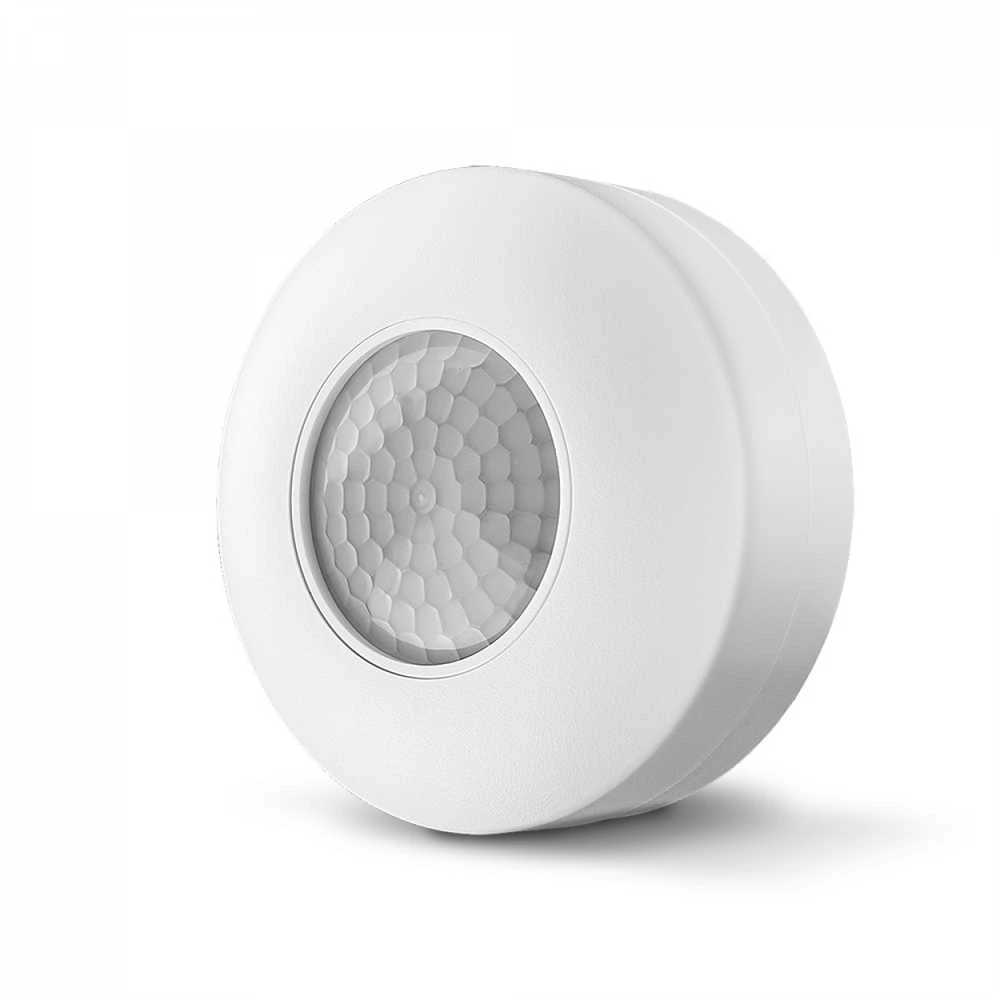 Judesio ir šviesos sensorius PIR 8m 10sec-7min 10-2000lx 360° IP20, VIDEX VL-SPC12W | baltas – Judesio aptikimas iki 8m atstumu ir platus 360° veikimo kampas