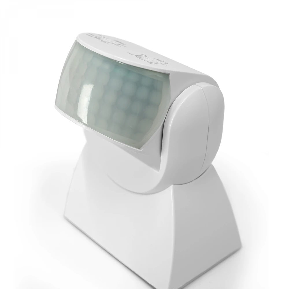 Judesio ir šviesos sensorius PIR 12m 10sec-15min 3-2000lx 160° IP65, VIDEX VL-SPW15W | baltas – Judesio aptikimas iki 12m atstumu ir platus 160° veikimo kampas
