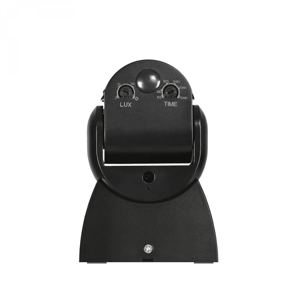 Judesio ir šviesos sensorius PIR 12m 10sec-15min 3-2000lx 160° IP65, VIDEX VL-SPW15B | juodas – Judesio aptikimas iki 12m atstumu ir platus 160° veikimo kampas