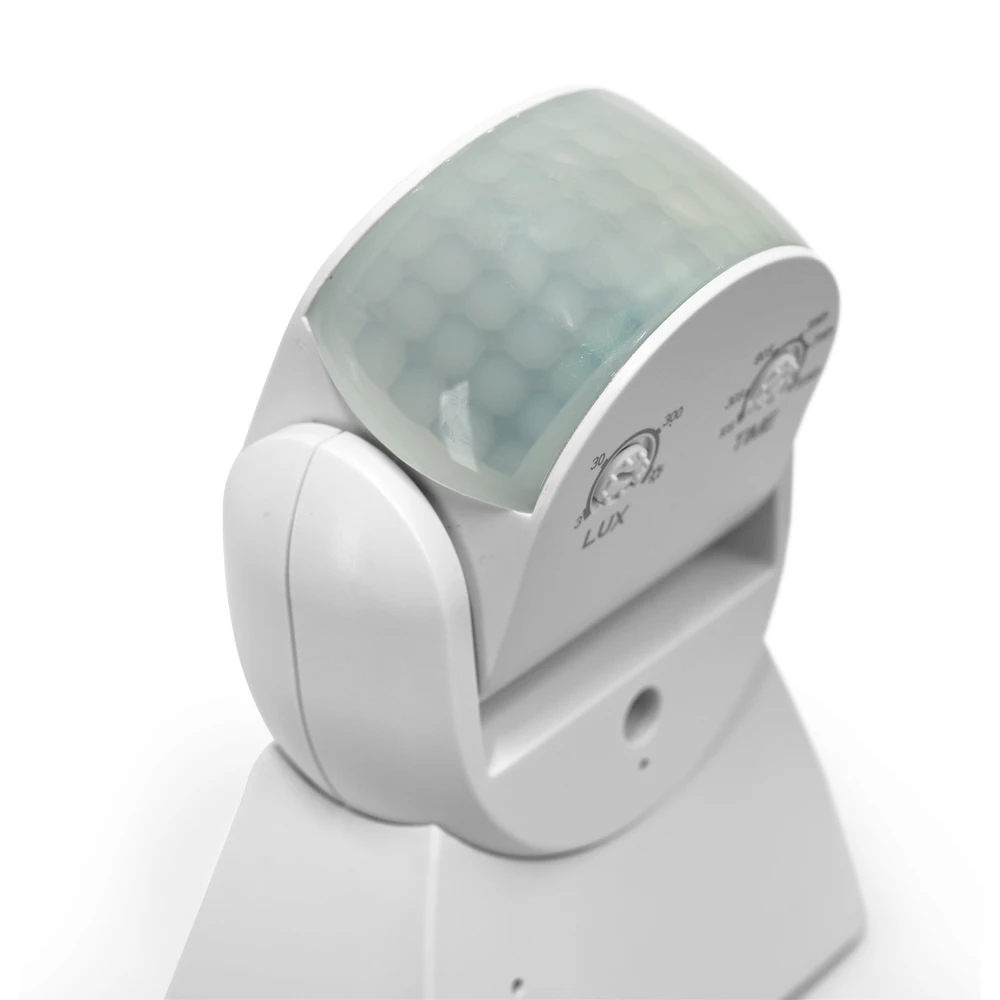 Judesio ir šviesos sensorius PIR 12m 10sec-15min 3-2000lx 160° IP65, VIDEX VL-SPW15W | baltas – Judesio aptikimas iki 12m atstumu ir platus 160° veikimo kampas