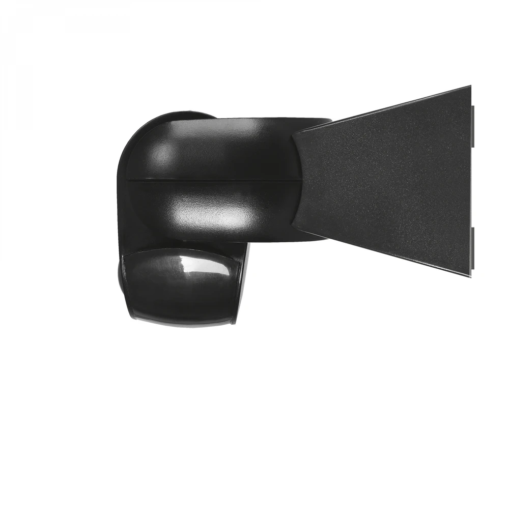 Judesio ir šviesos sensorius PIR 12m 10sec-15min 3-2000lx 160° IP65, VIDEX VL-SPW15B | juodas – Judesio aptikimas iki 12m atstumu ir platus 160° veikimo kampas