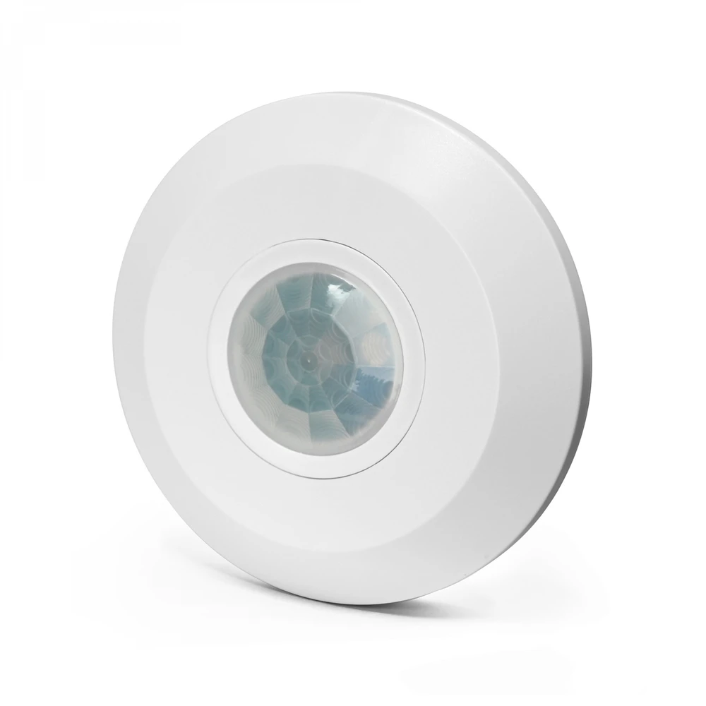 Judesio ir šviesos sensorius PIR 8m 10sec-15min 3-2000lx 360° IP20, VIDEX VL-SPC05W | baltas – Judesio aptikimas iki 8m atstumu ir platus 360° veikimo kampas