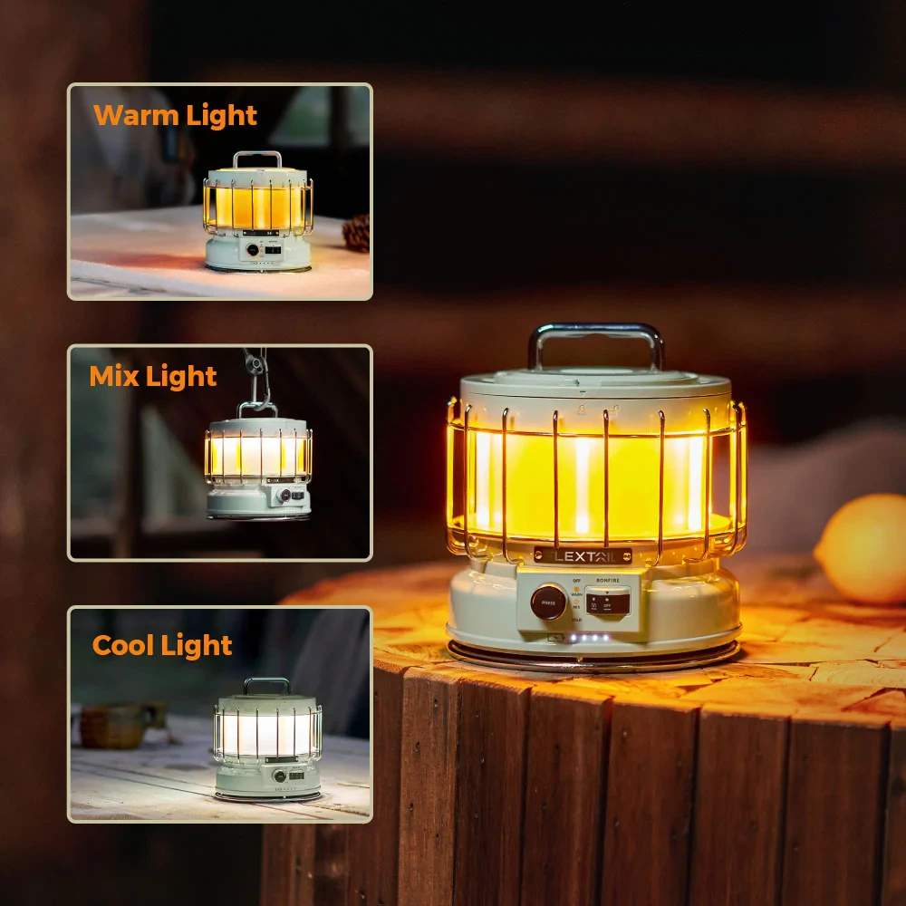 „Flextail Max Lantern“ drėkintuvas stovyklavimui