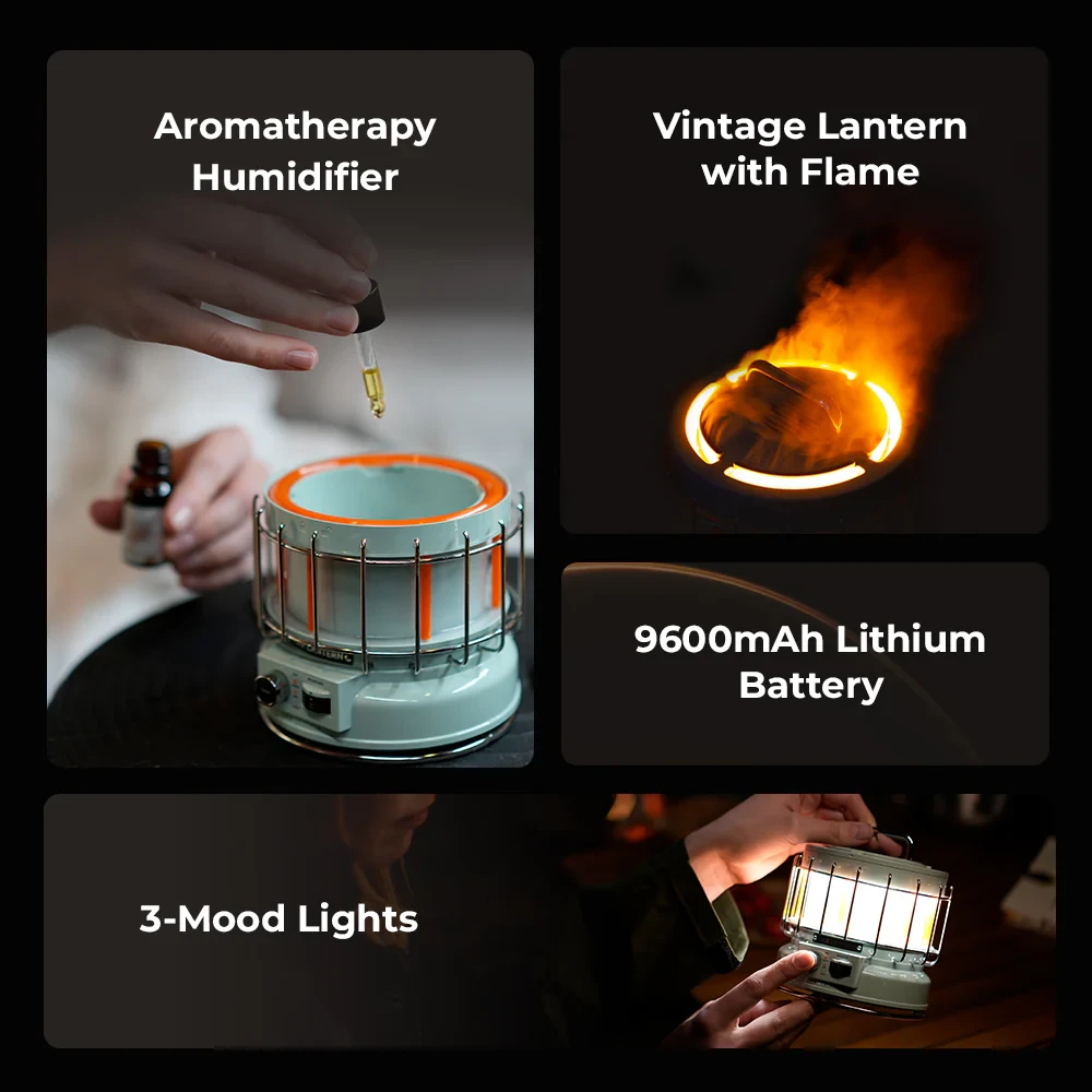 „Flextail Max Lantern“ drėkintuvas stovyklavimui