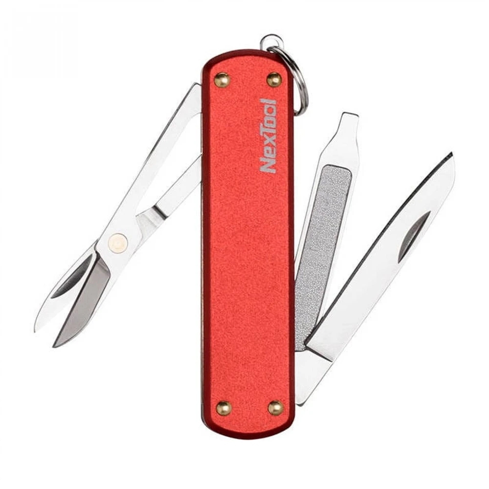 Mini kišeninis peilis Nextool NE0142 - raudonas