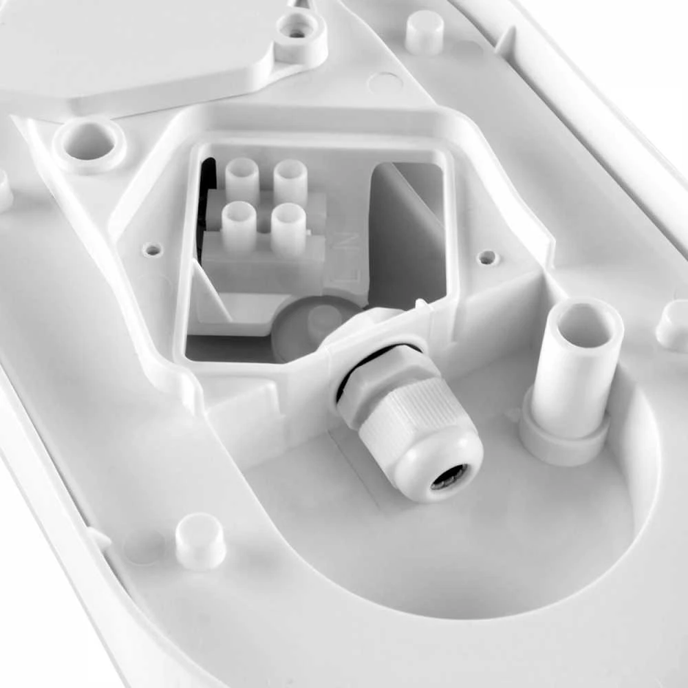 Lauko šviestuvas LED 11W 825Lm 5000K IP65, VIDEX VLE-BHFO-115 | GALA IP65 (neutraliai balta šviesa), balta – Smūgiams atsparus korpusas