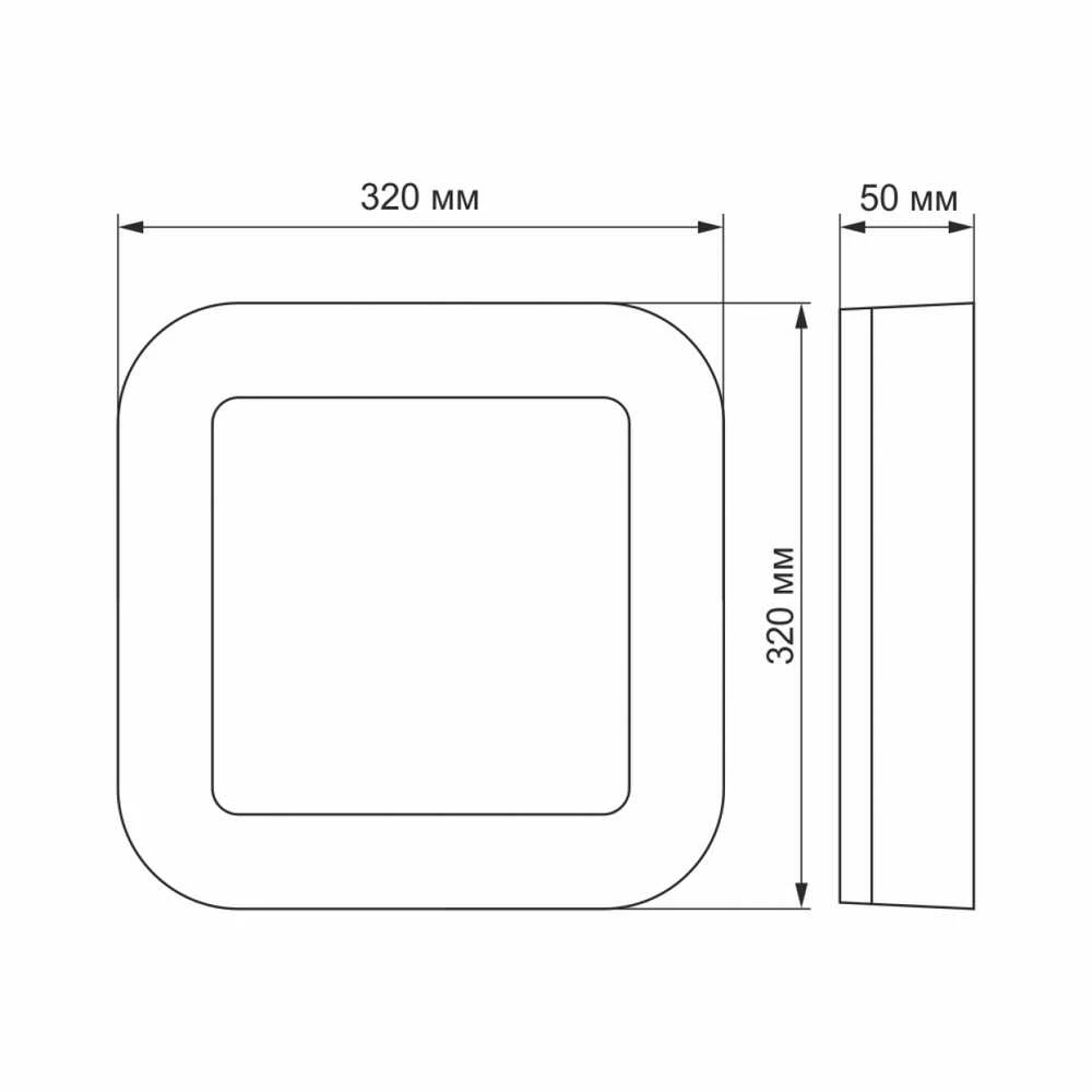 Lauko šviestuvas LED 24W 1920Lm 5000K IP65, VIDEX VLE-BHFS-245 | VIKA IP65 (neutraliai balta šviesa), balta – Smūgiams atsparus korpusas