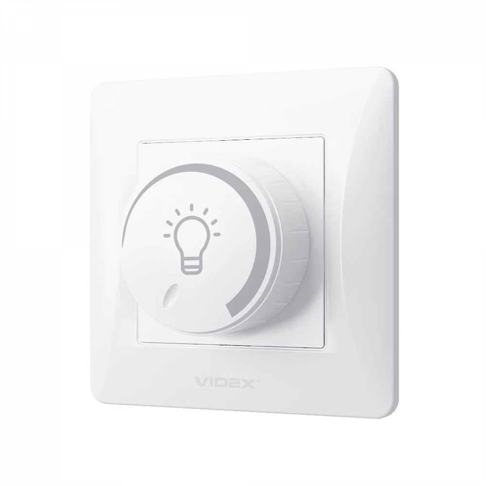 Potinkinis šviesos reguliatorius LED apšvietimui 200W, Videx Binera, balta, IP20 VF-BNDML200-W – dimeris LED lempučių tolygiam pritemdymui be mirgėjimo
