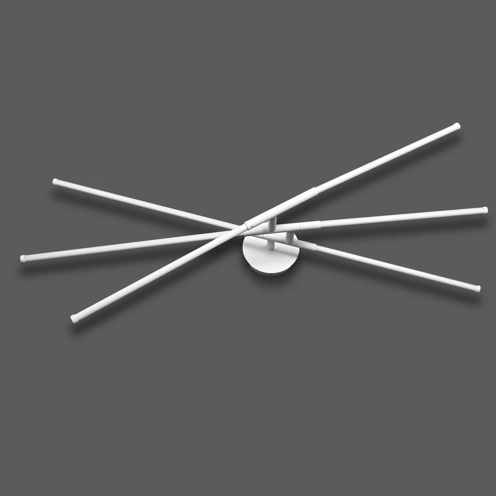 LED lubinė lempa 40W 4100Lm 3000/4000/6000K IP20 VIDEX VL-CLD013-42CW | balta – Trijų lygių dizainas su 270° pasukamais elementais lanksčiai interjero geometrijai