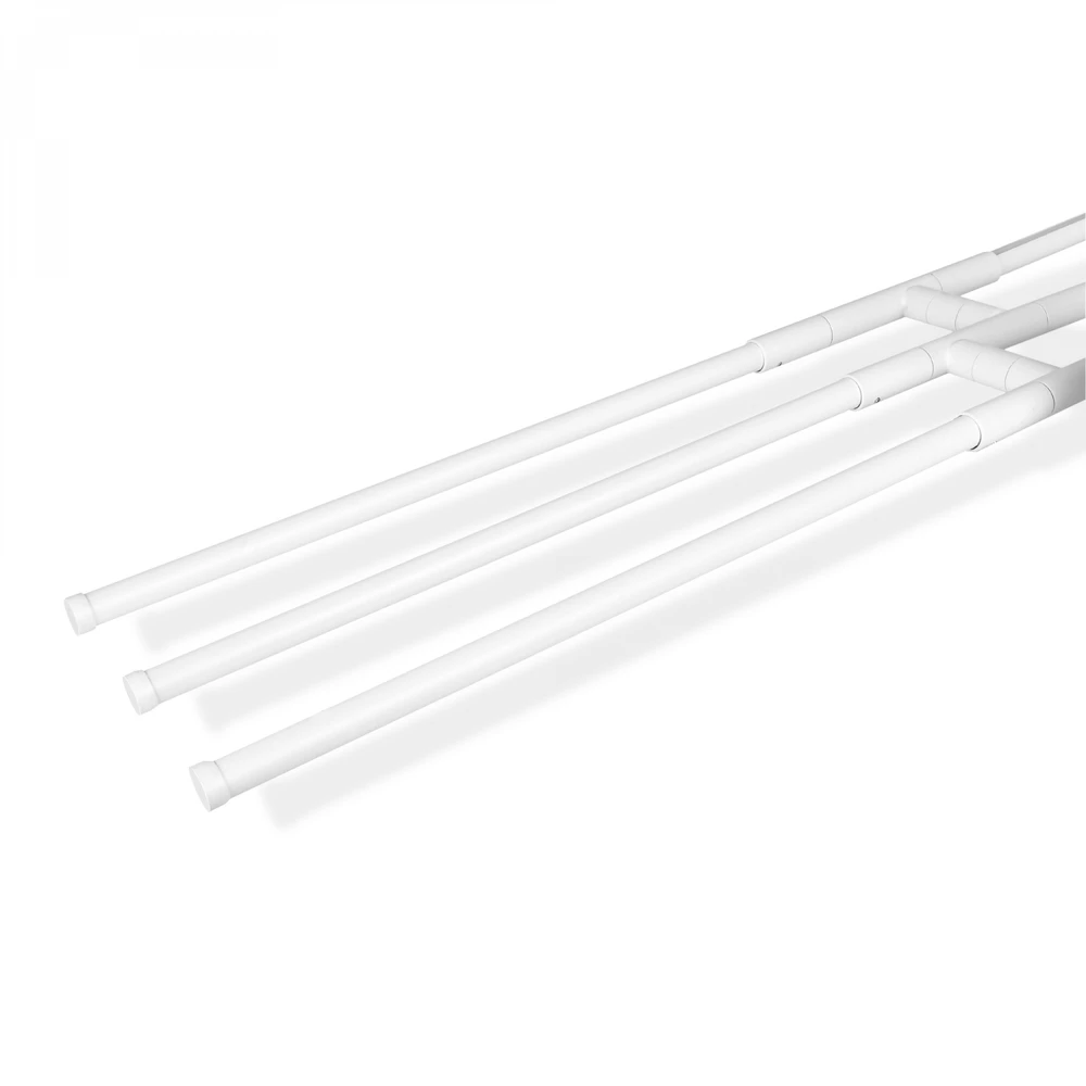 LED lubinė lempa 40W 4100Lm 3000/4000/6000K IP20 VIDEX VL-CLD013-42CW | balta – Trijų lygių dizainas su 270° pasukamais elementais lanksčiai interjero geometrijai