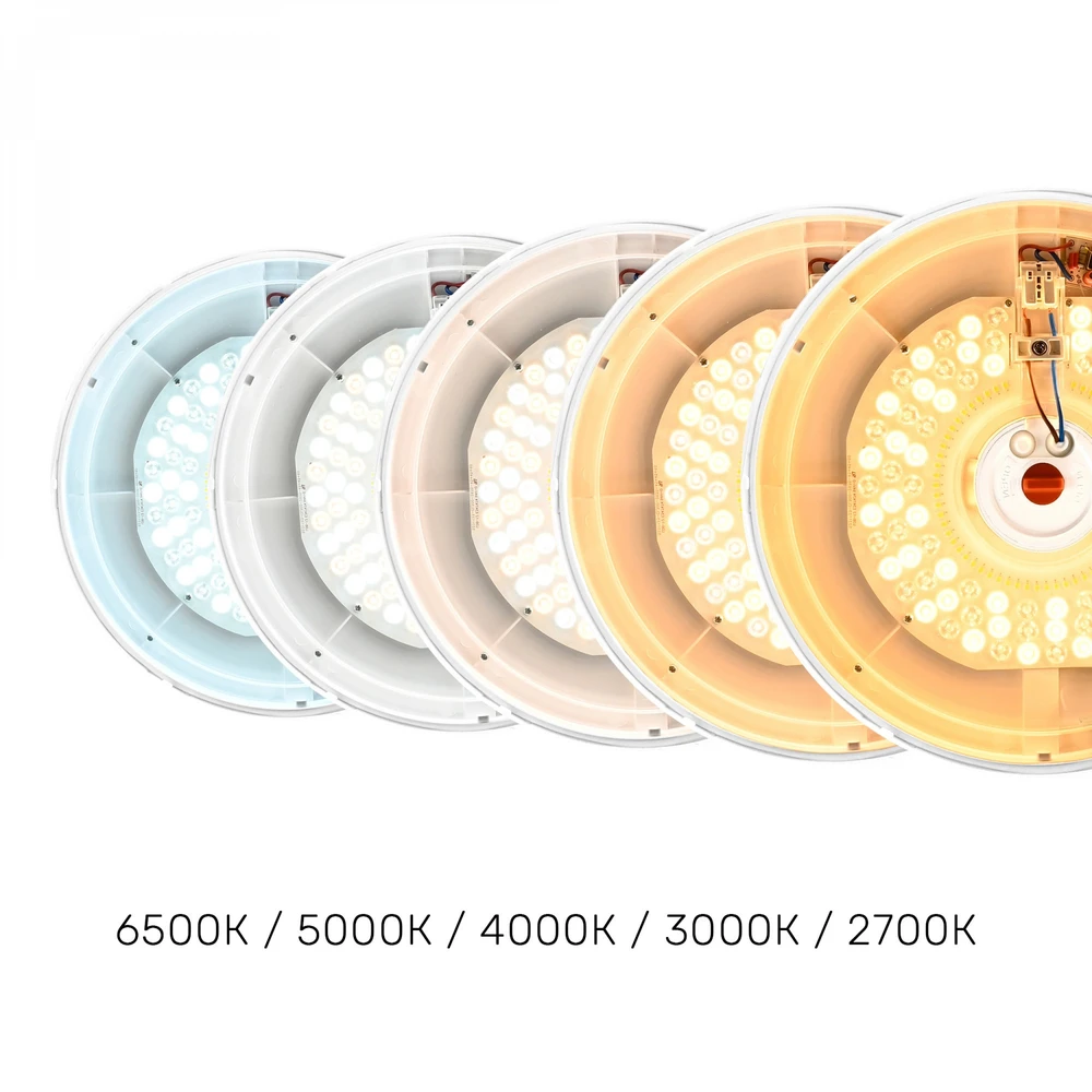 Lubinis šviestuvas LED plafonas su judesio jutikliu 25-30W 3200Lm 2700-6500K IP44, VIDEX VL-CLR-300-2 | baltas – Automatinis judesio aptikimas