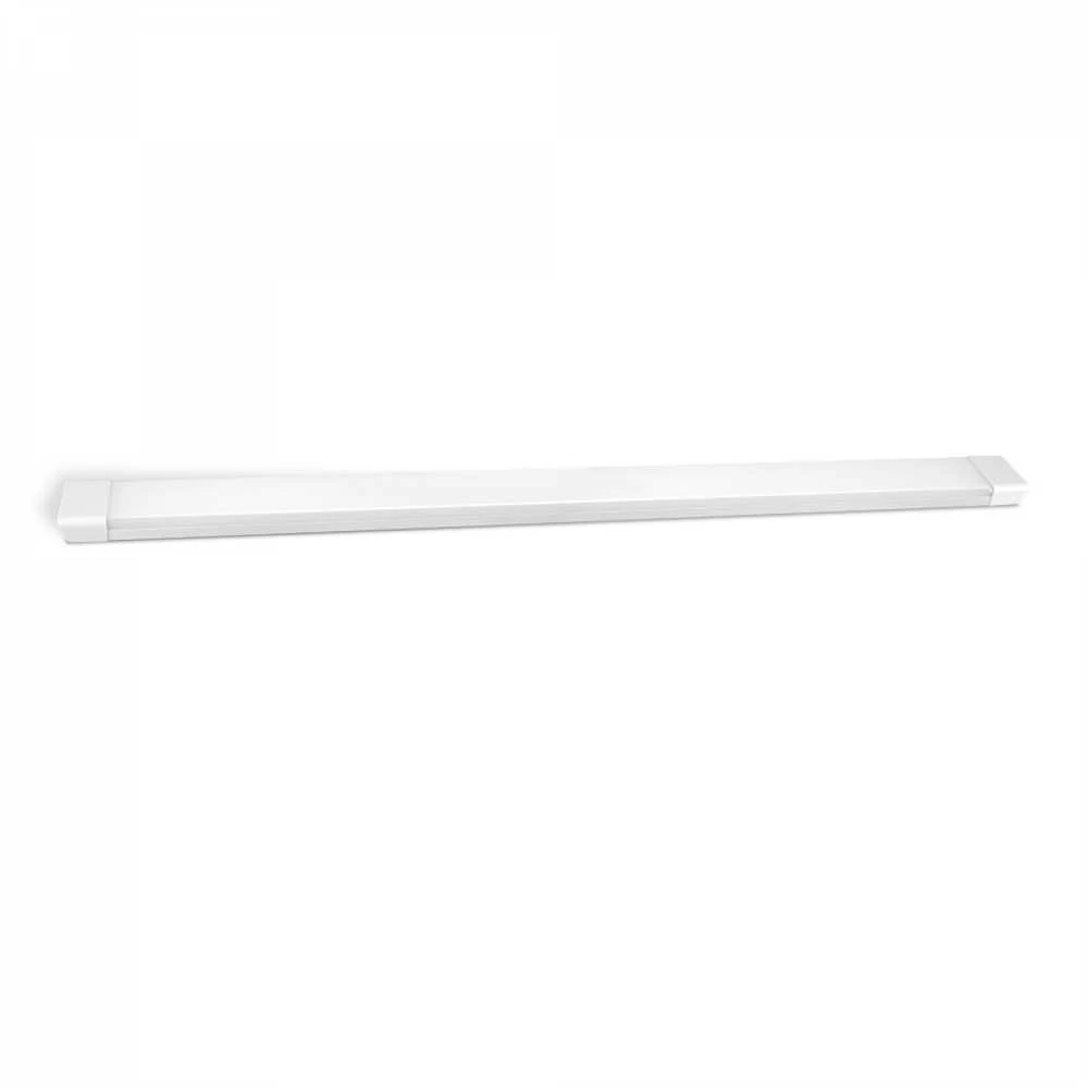 Lubinis šviestuvas Linijinis LED šviestuvas LED 50W 1200mm 6250Lm 4000K IP20, VIDEX VLE-BN-50124 | vidaus, baltas – Zero-Flicker IC tvarkyklė akių komfortui