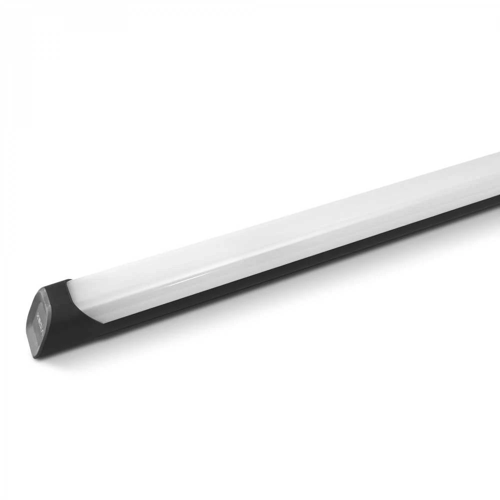 Lubinis šviestuvas Linijinis LED šviestuvas LED 72W 1200mm 8000Lm 5000K IP20, VIDEX VLE-BN-72125B | vidaus, juodas – Zero-Flicker IC tvarkyklė akių komfortui