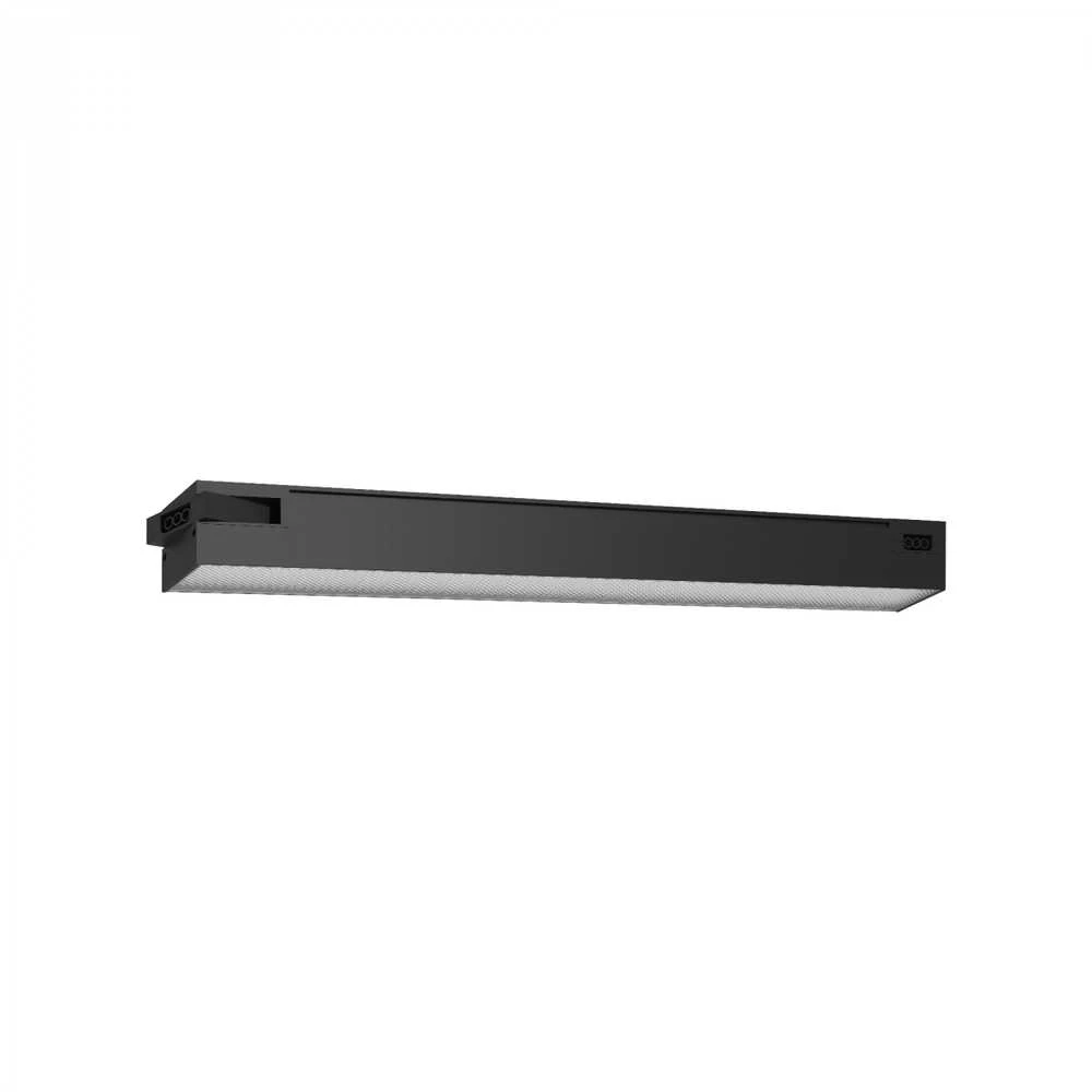 Pakabinamas šviestuvas Linijinis LED šviestuvas 24W 600mm, sujungiamas linija, 2400Lm 5000K, IP20, juodas, VIDEX VL-BNL02-24065B | Neutrali balta šviesa – Modulinis sujungimas nepertraukiamų šviesos linijų kūrimui